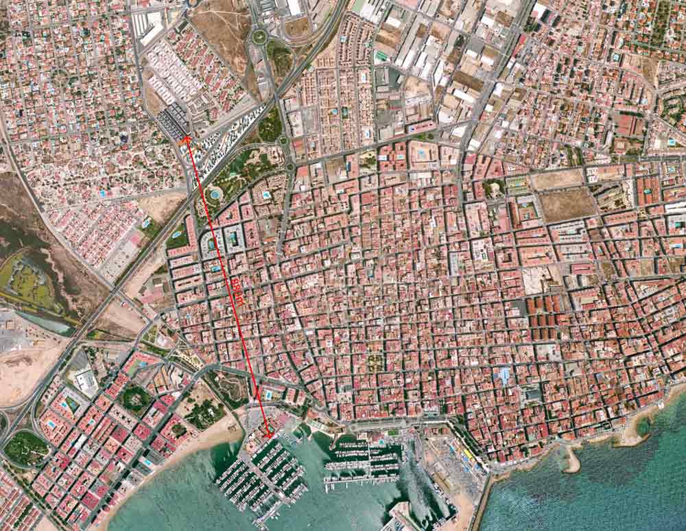 Amay 880 disctance to torrevieja beach and shopping