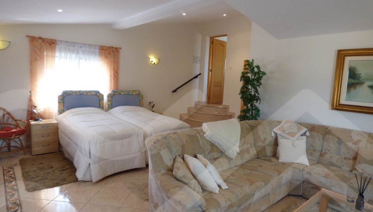 interior bedroom suite beautiful mediterranean villa in guardamar
