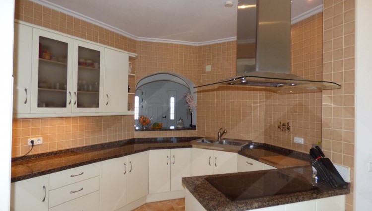 modern kitchen large finca in daya nueva