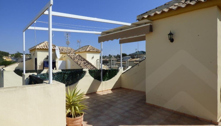 solarium in lovely townhouse in isla christina, la marina