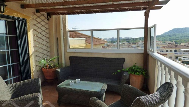 topfloor apartment with solarium in los estanos