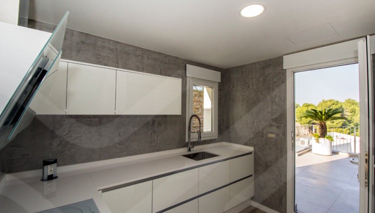 kitchen new villas 3 bedrooms in rojales