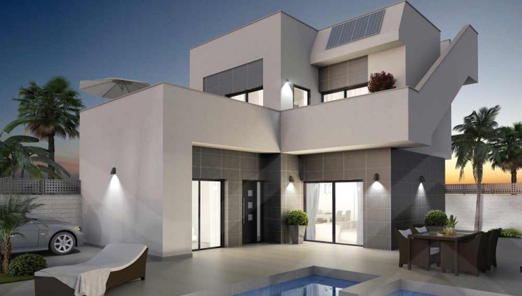 new contemporary villa benijofar