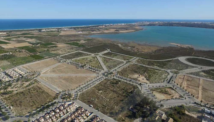 areal view new apartments with spa in el raso