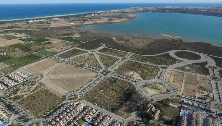 areal view new apartments with spa in el raso