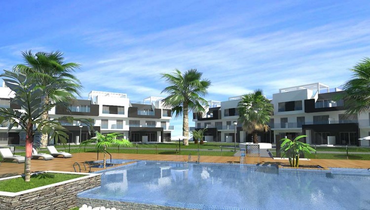 rendering new apartments with spa in el raso