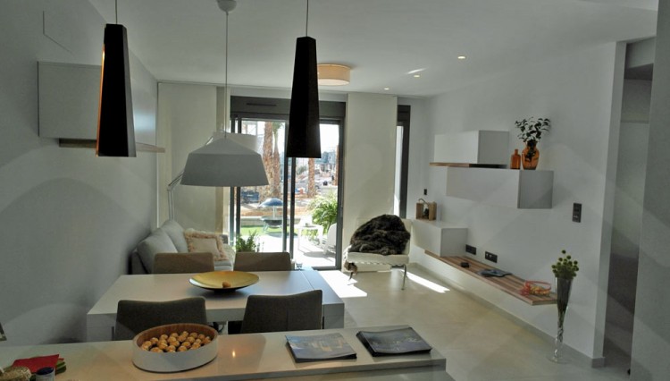 inerior view new apartments with spa in el raso