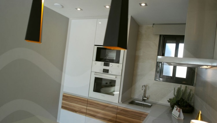 kitchen new apartments with spa in el raso