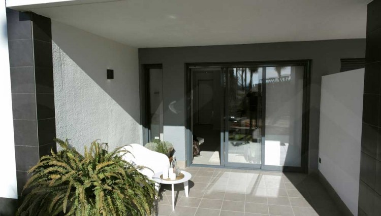 terrace new apartments with spa in el raso