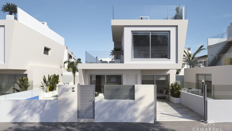 NEW Luxury Villa right by the sea in Mil Palmeras Costa Blanca, Alicante, Spain