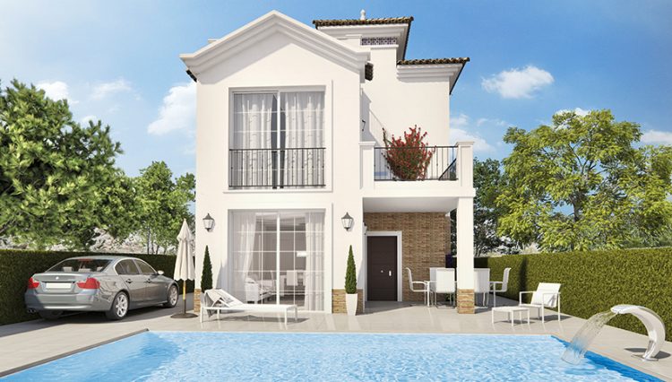 Vila 50m from the beach in Torrevieja with spectacular views