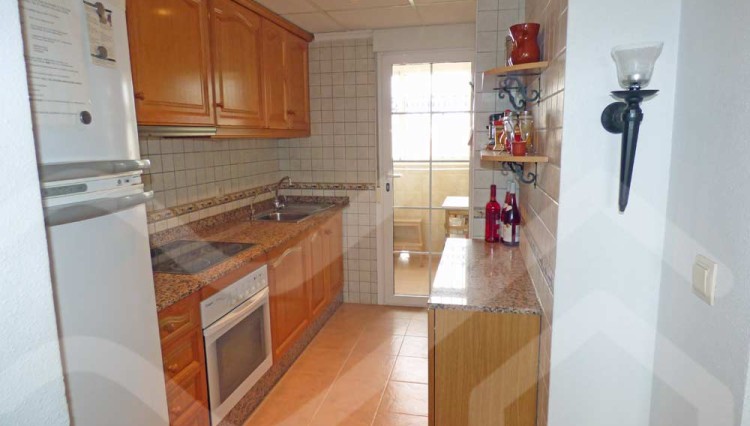 kitchen top floor apartment in los estaños