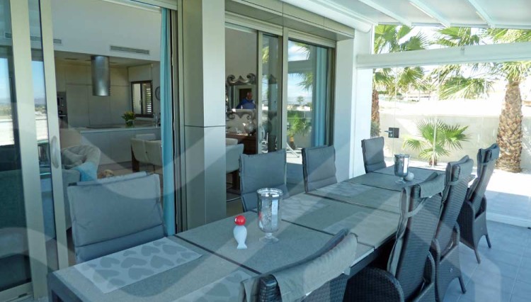 patio big luxury villa rojales