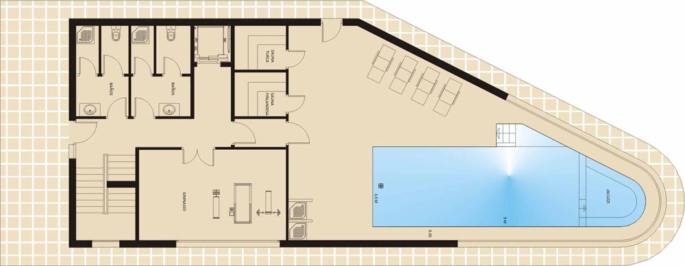 plan for spa los estaños beach guardamar